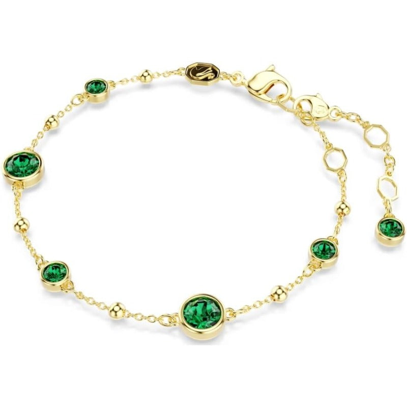 ブレスレット デリケート エメラルド | ゴールド