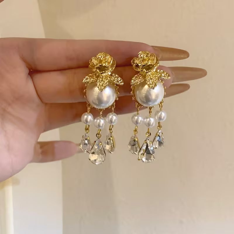 Ivoria ピアス ドロップ Rocío パール | ゴールド