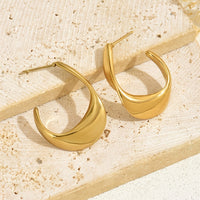 ピアス フープ Media ムーン Esculpida | ゴールド