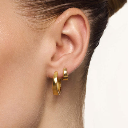 Gia ピアス フープ | ゴールド
