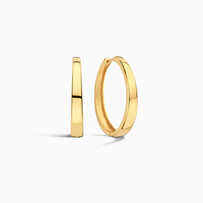 Gia ピアス フープ ステートメント | ゴールド