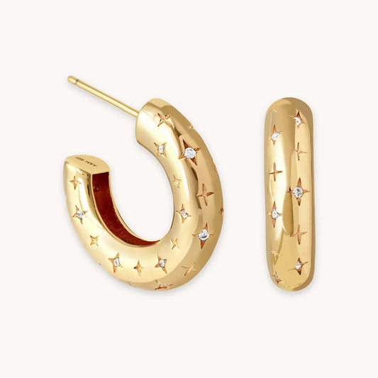 ピアス フープ Cósmicos | ゴールド