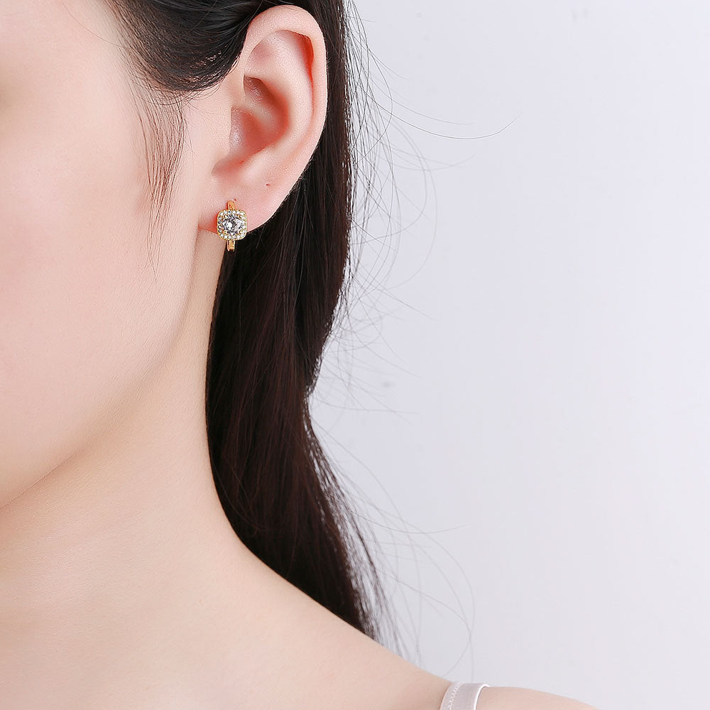 Nadine ピアス スクエア | ゴールド