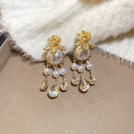 Ivoria ピアス ドロップ Rocío パール | ゴールド