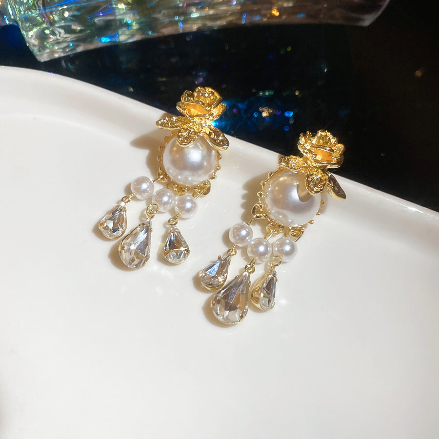Ivoria ピアス ドロップ Rocío パール | ゴールド