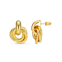 ピアス Entrelazados ステートメント | ゴールド