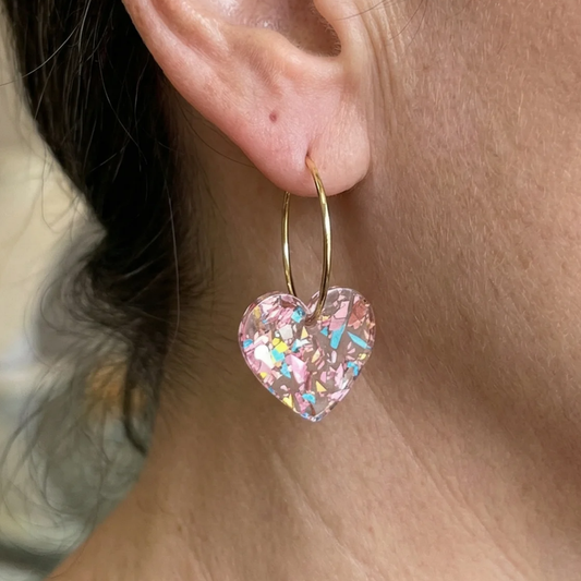 ピアス ペンダント Sugarplum ハート | ゴールド
