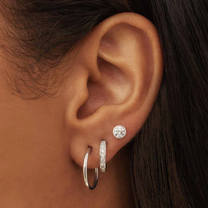 Noémie Sorel ピアス | ホワイトゴールド