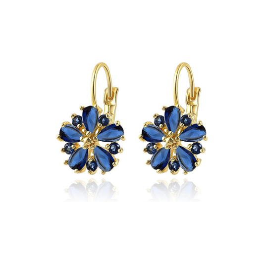 Calina ピアス フラワー | ゴールド