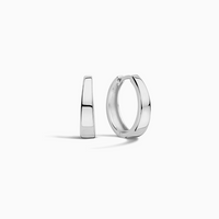 Gia ピアス フープ | ホワイトゴールド