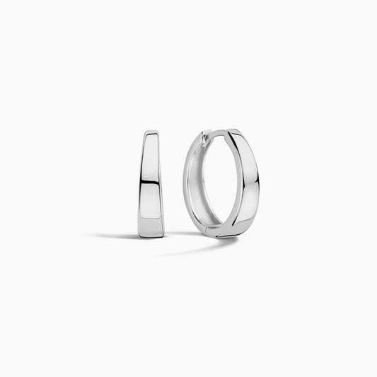 Gia ピアス フープ | ホワイトゴールド